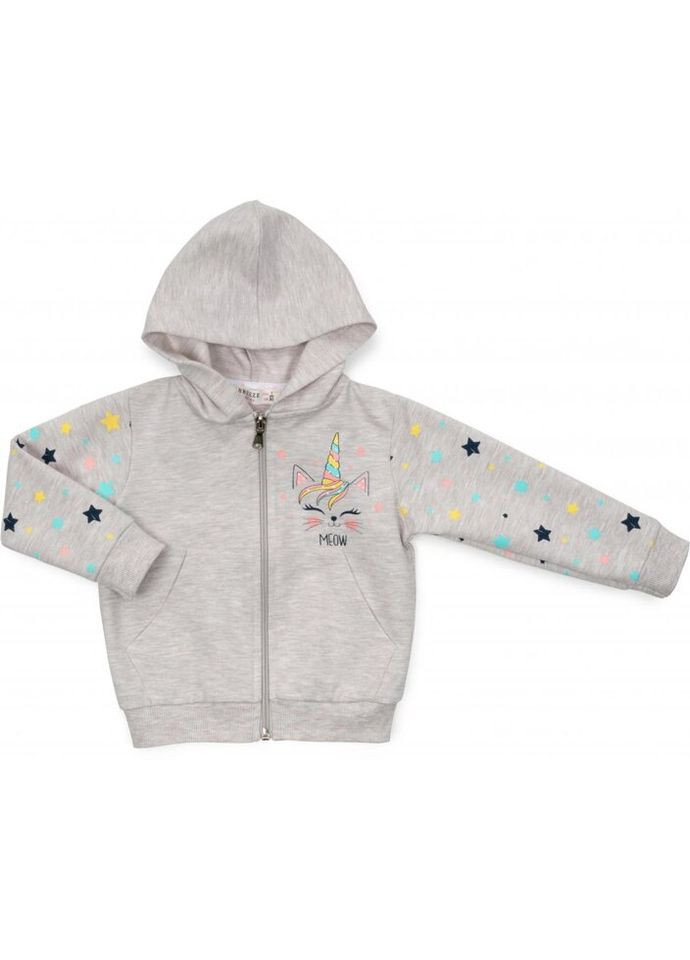 Кофта на блискавці з капюшоном (16948-80G-beige) Breeze (301142493)