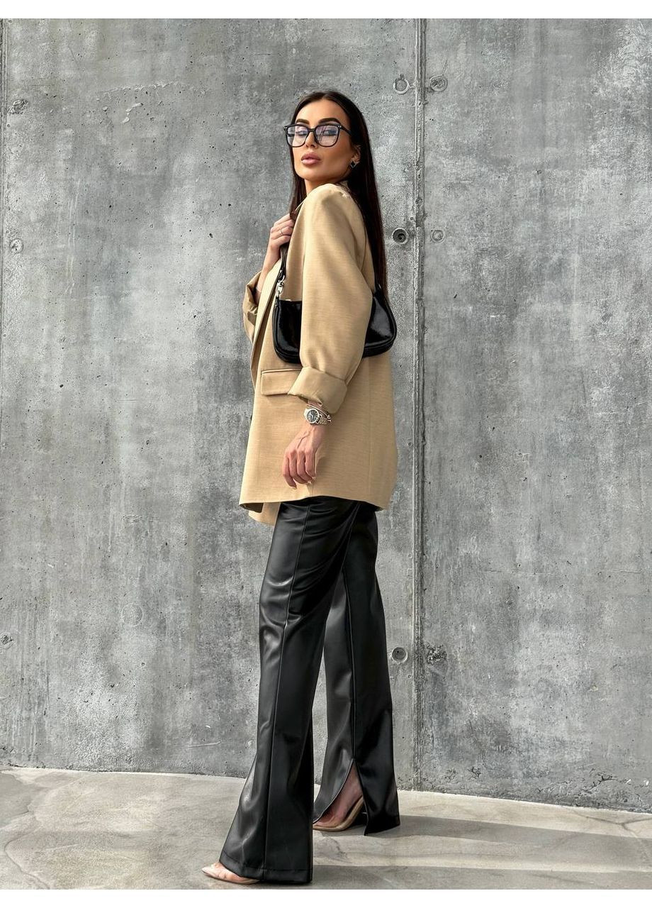 Женские брюки из эко-кожи утепленные Osoblyva (366258684)