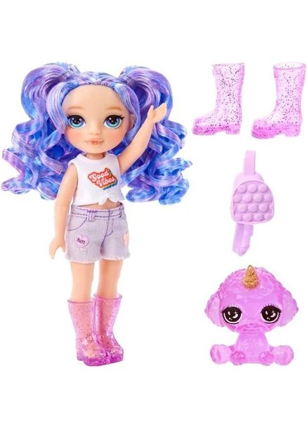 Лялька модна Littles Amethyst Willow фіолетова 15 см Rainbow High (380448881)