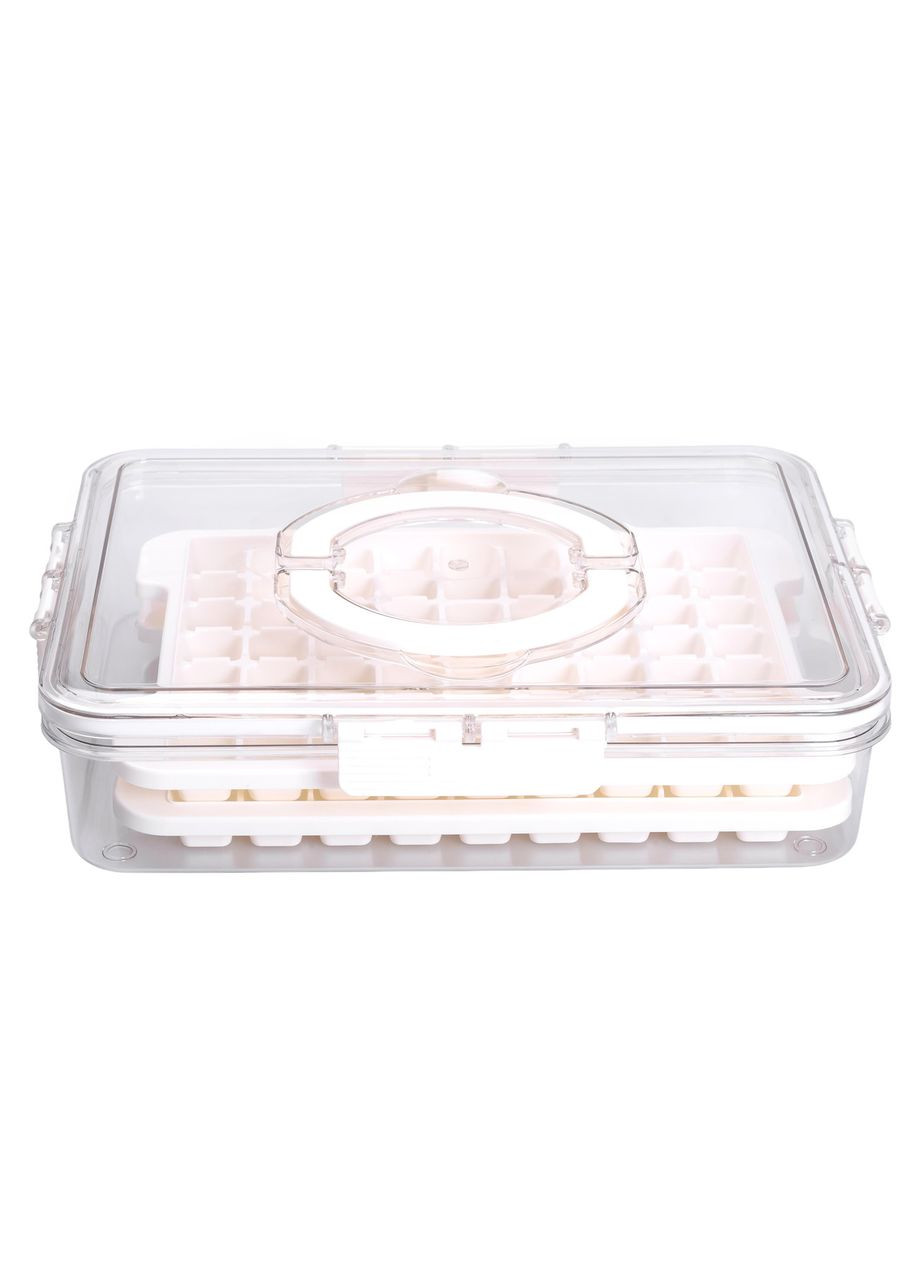Контейнер для заморозки льда с крышкой на 126 отсеков 30.5х24х7 см пищевой контейнер пластиковый HP-27-8 (A-034181) Yiwu (352769573)
