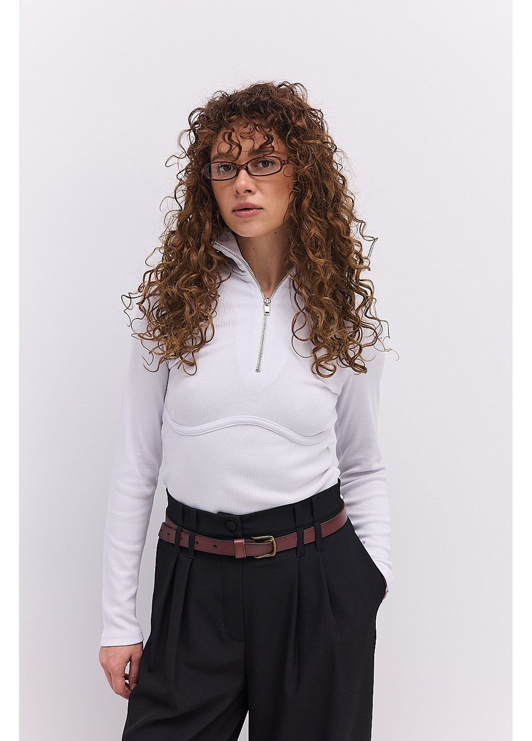 Женская водолазка с воротником на молнии Arjen (362556061)