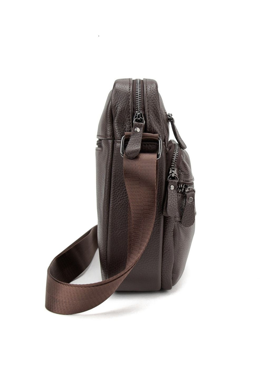 Чоловіча сумка месенджер через плече з натуральної шкіри флотар RoyalBag M56-9981 (338889884)