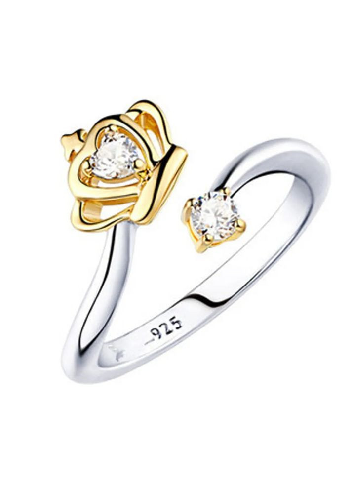 Кольцо кольцо Корона стерл. ср. кольцо кольцо с камнями кристаллы No Brand (338436127)