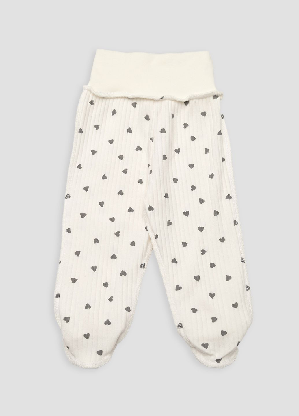 Бома ползунки для девочки цвет молочный cb-00272021 молочный трикотаж производство - Украина