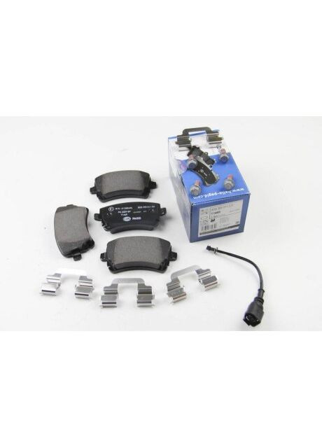 Тормозные колодки дисковые; задняя ось Hella (361657958)