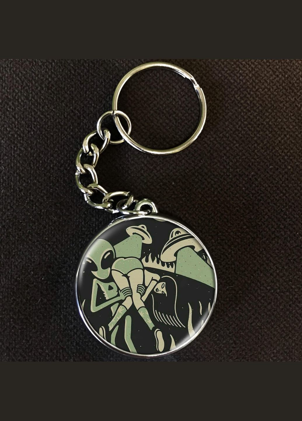 Брелок Инопланетянин #002 silver No Brand (327220342)