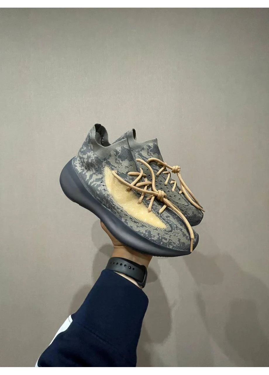 Чорні кросівки чоловічі adidas yeezy boost 380 v3 black адідас ізі буст чорні демісезон No Brand