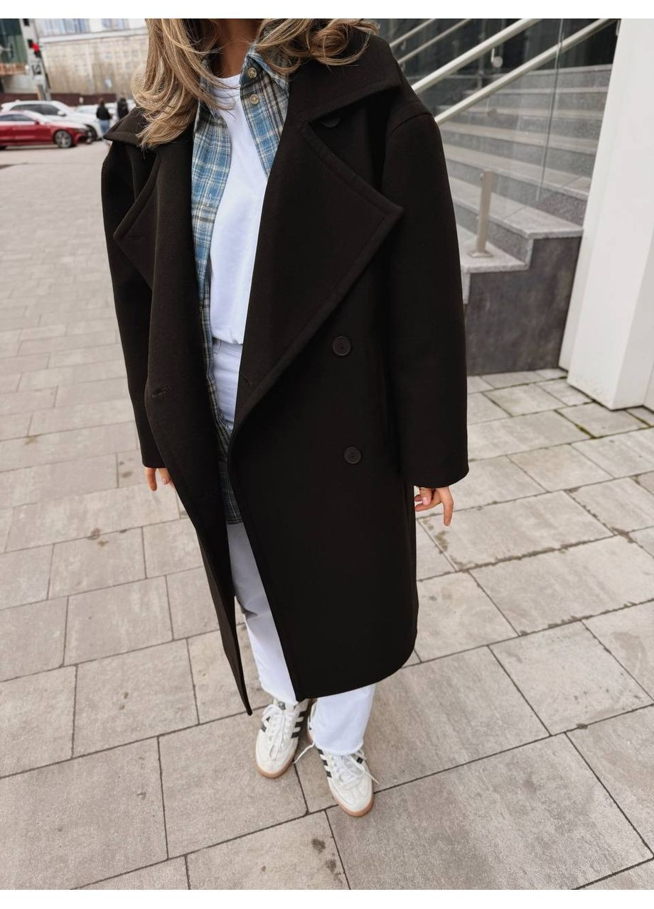 Коричневое демисезонное Пальто ITALY, цвет Коричневый milirud