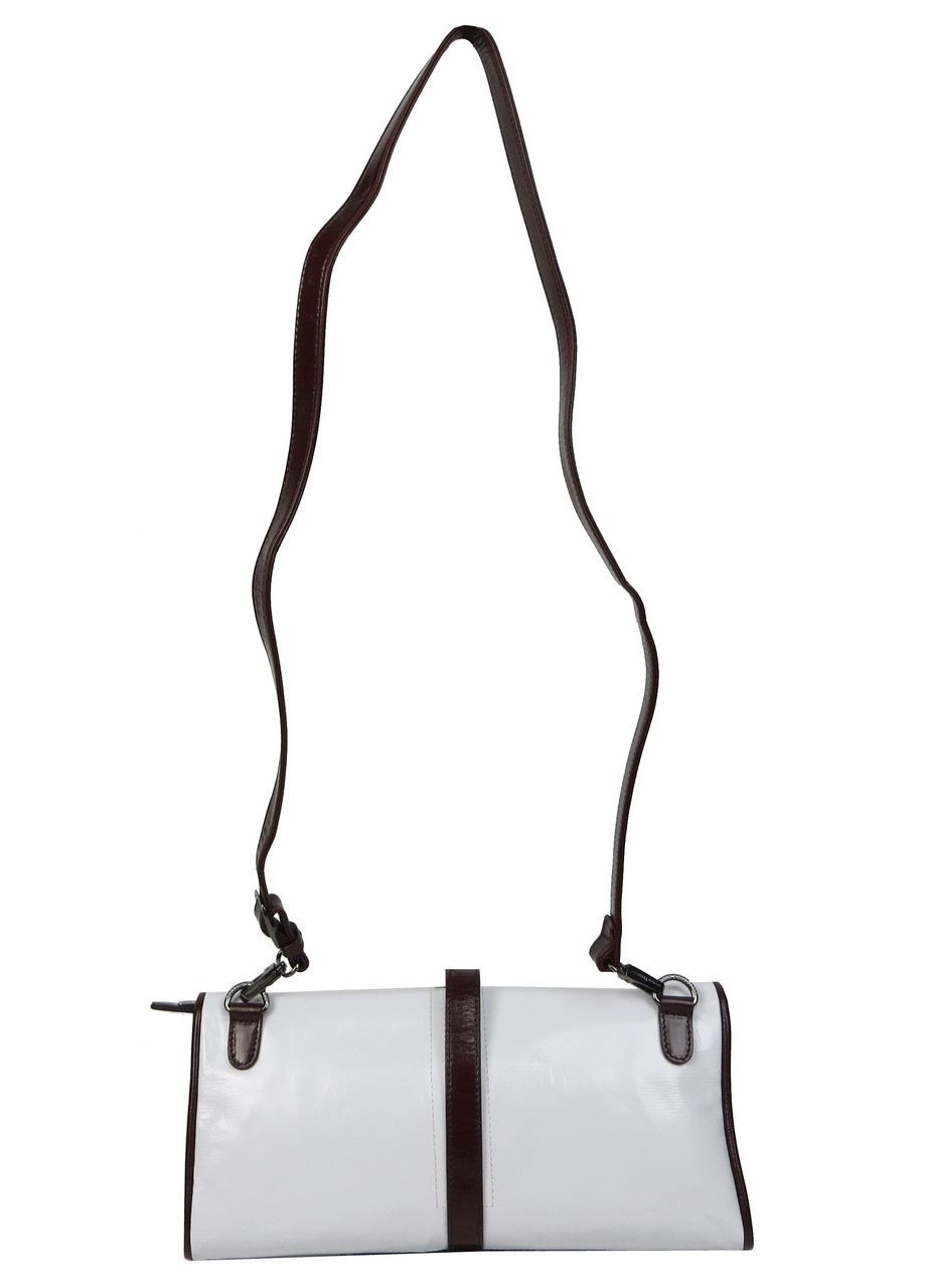 Жіночий шкіряний клатч Giaguaro білий Giorgio Ferretti (360893979)