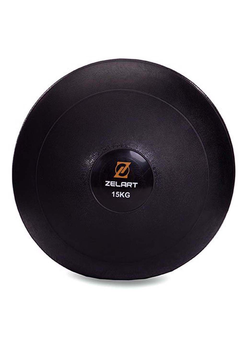 Мяч набивной слэмбол для кроссфита рифленый Modern FI-2672 15 кг Zelart (290109160)