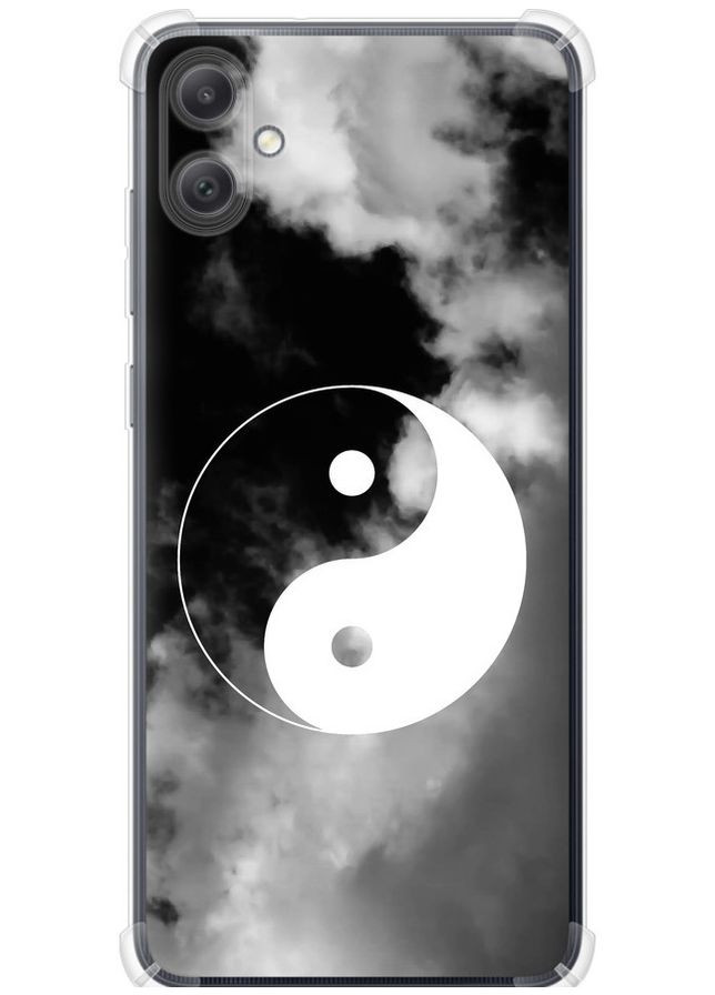 Силіконовий протиударний с посиленими кутами чохол 'Інь і янь' для Endorphone Samsung Galaxy A05 (369735249)