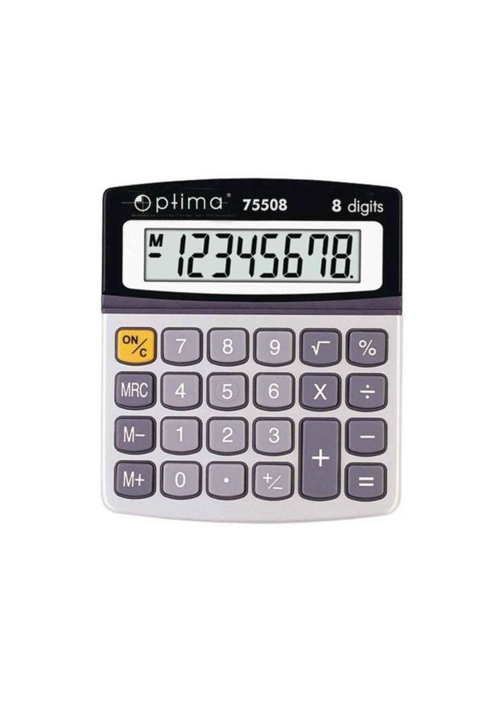 Калькулятор настольный, 8 разрядов, размер 134*107*34 мм O75508 ТМ Optima (304262988)