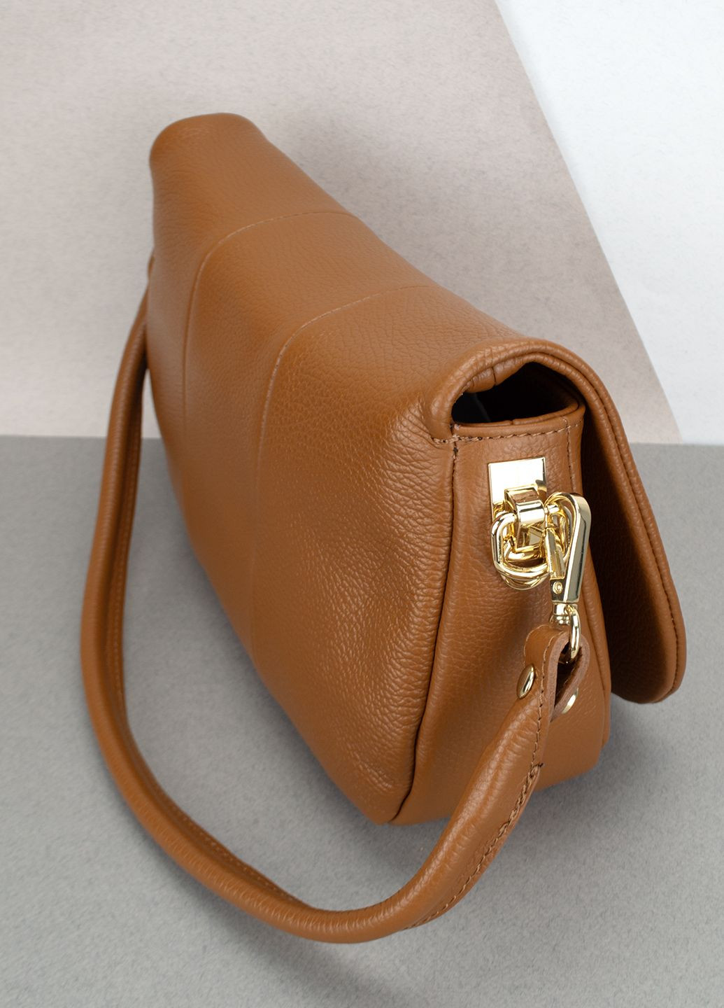 Сумка жіноча шкіряна на плечо 03753 темно-руда Virginia Conti (303403548)