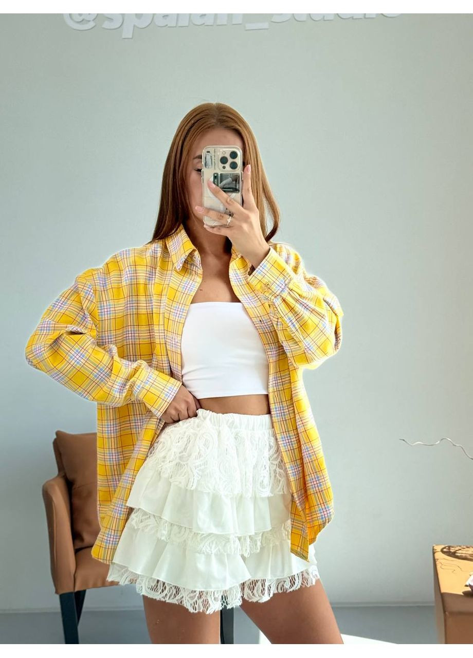 Желтая рубашка Luna