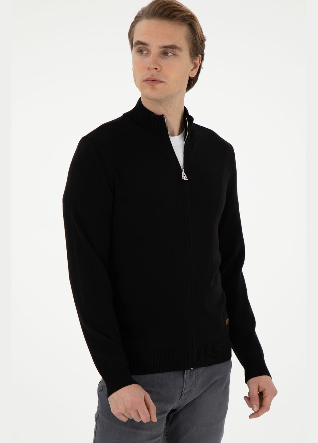 Черный кардиган U.S. Polo Assn.