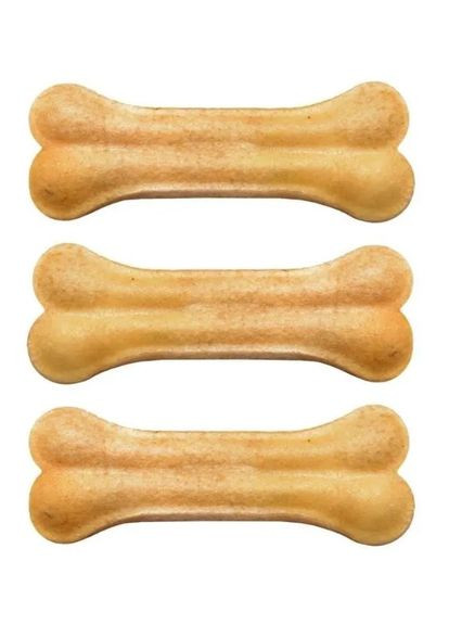 Лакомства для собак Прессованная кость 8.5 см 3 шт (5949060202625) 4Dog (279563738)