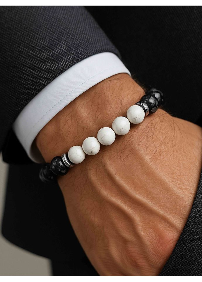 Мужской браслет из обсидиана 4507 LeBijou (367580419)