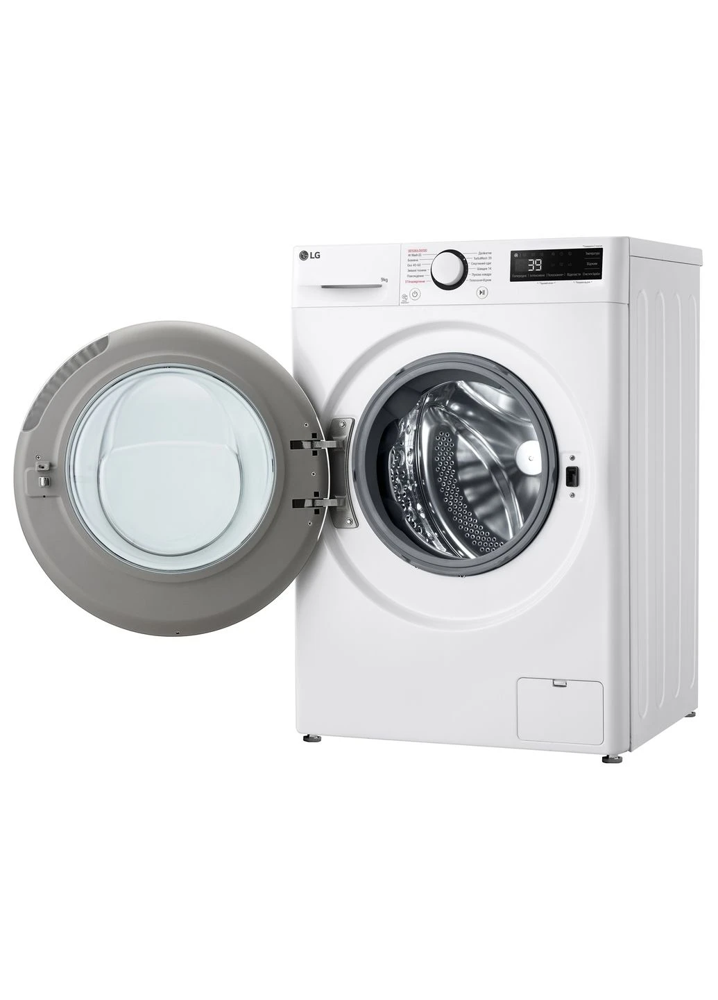 Пральна машина LG F2Y5FS0W 9 кг фронтальна інверторна А No Brand (393399200)