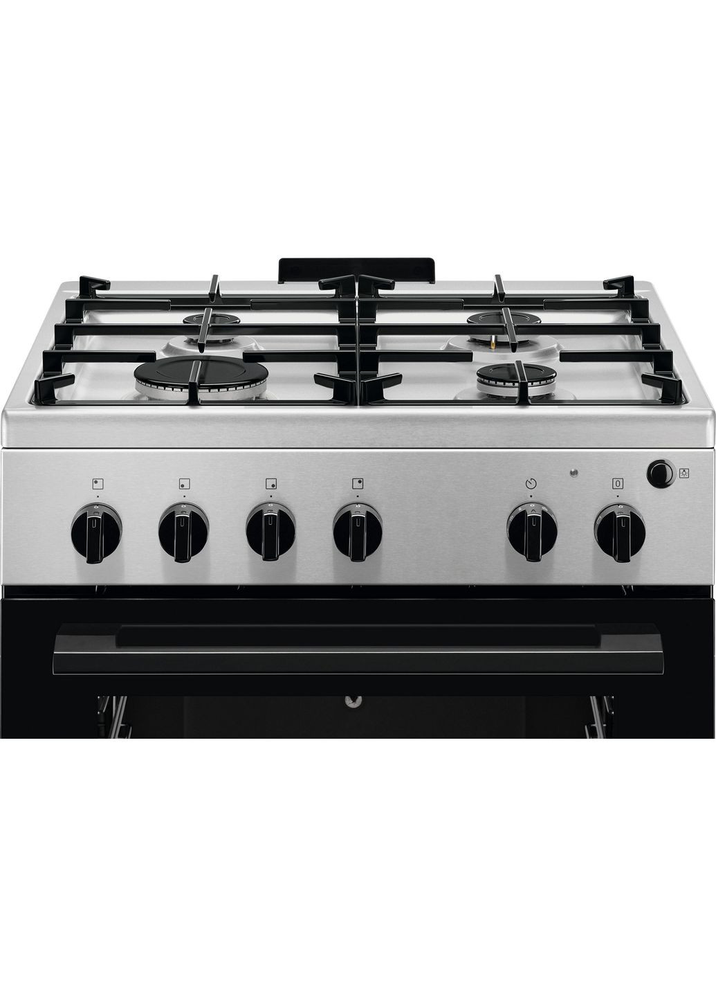 Газовая плита lkg604012x газовая, 59л, 60x60см, нерж. Electrolux