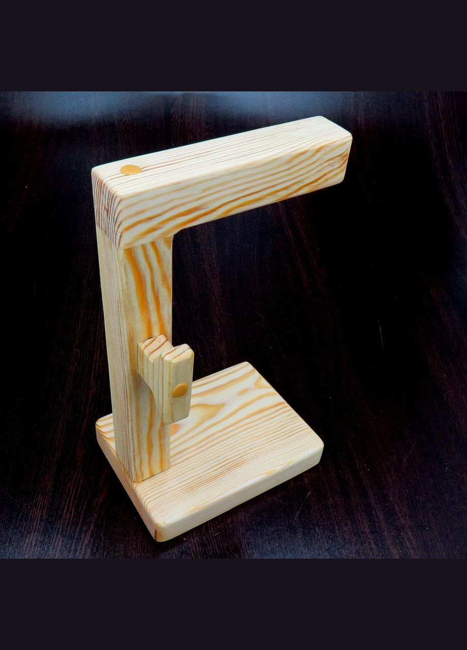 Стойка для наушников из дерева Миллер ваниль (НУП-001702) No Brand (328414925)