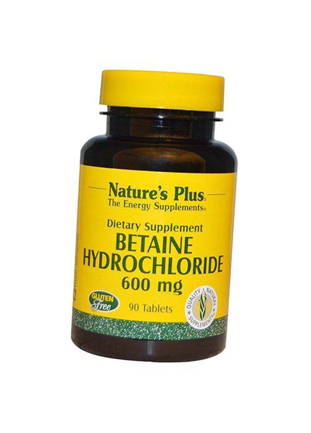 Betaine Hydrochloride 600 90таб Nature's Plus (292710852)
