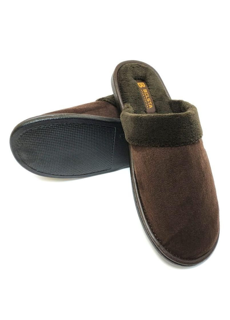 Коричневые тапочки домашние мужские коричневые 033 Белста