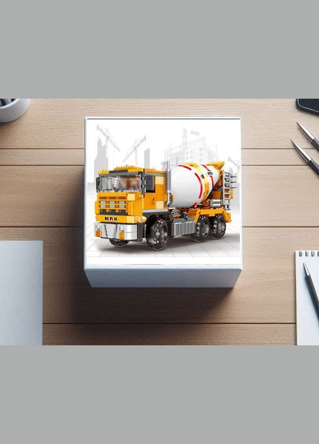 Конструктор Бетономешалка 654 детали (596) No Brand (338222919)