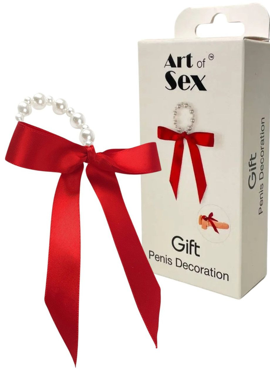 Украшение для пениса с жемчугом "Изысканный подарок" Art of Sex (314706991)