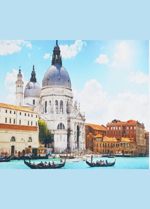 Набор алмазной мозаики венеция Вышивка круглыми камнями 30х40 Картины стразами на подрамнике Полная выкладка GB72541 TK Group (313402365)