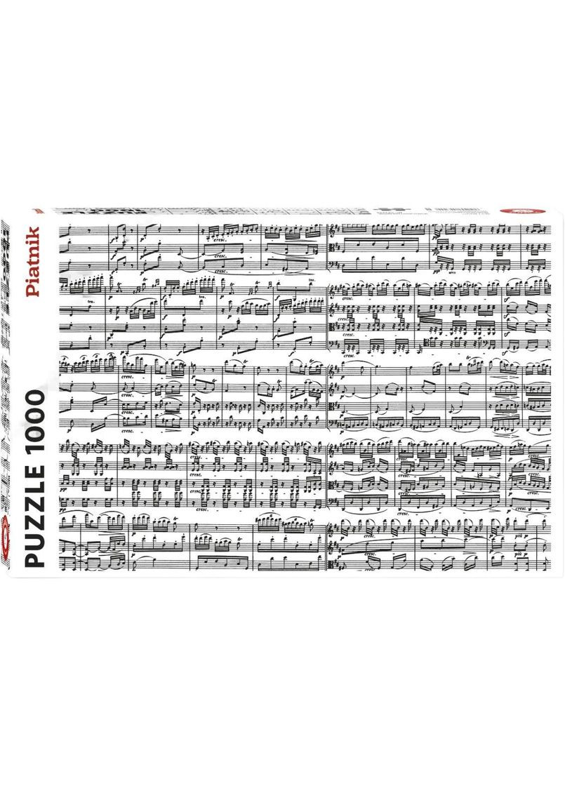 Пазл Музыкальные ноты, 1000 элементов () Piatnik PT-543449 (328394238)
