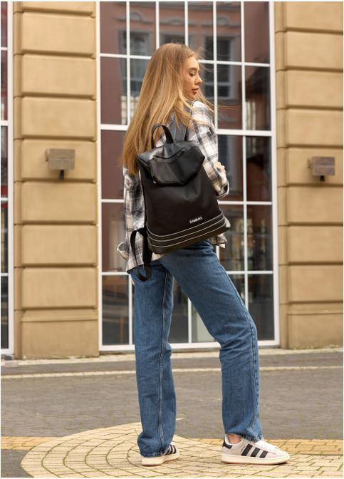 Жіночий рюкзак Rene Balance чорний Sambag (302519173)