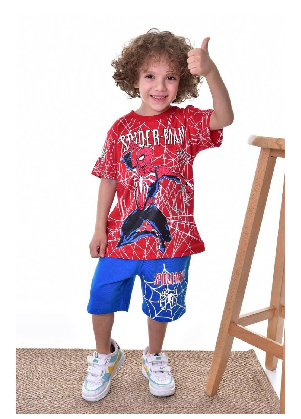 Комплект (футболка, шорти) Spider Man (Людина Павук) UE98791252 Disney футболка+шорти (293173641)
