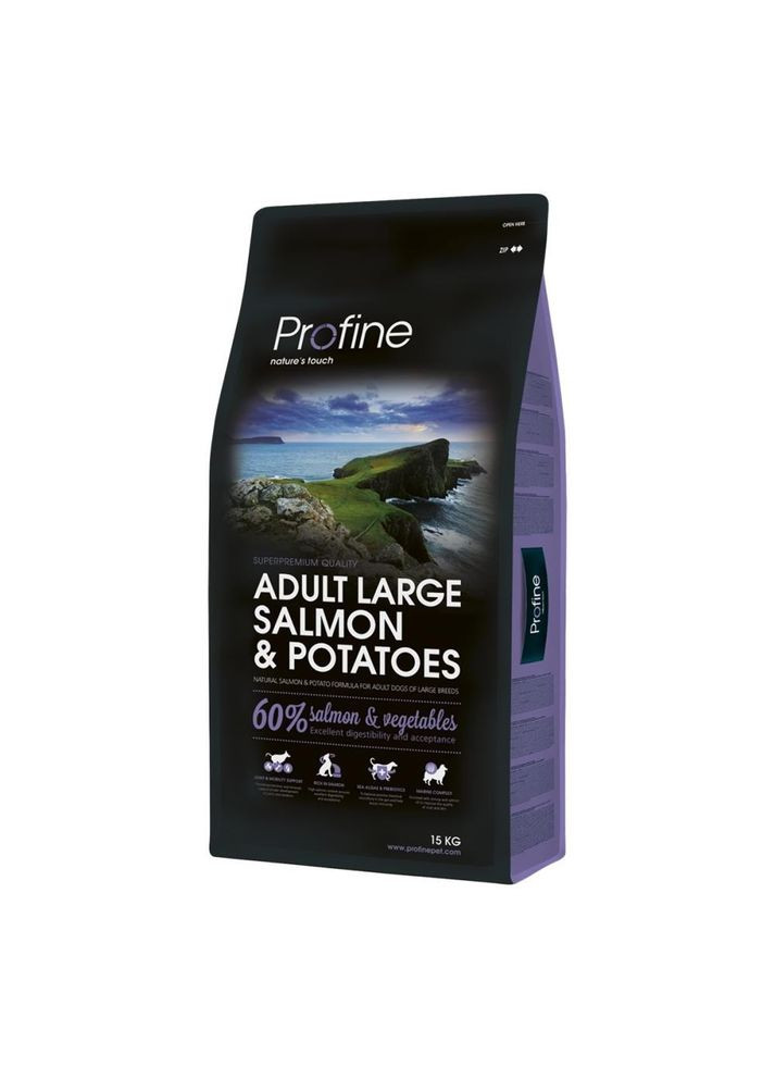 Сухой корм Adult Large Salmon & Potato 15 kg (для взрослых собак крупных пород) Profine (293408211)