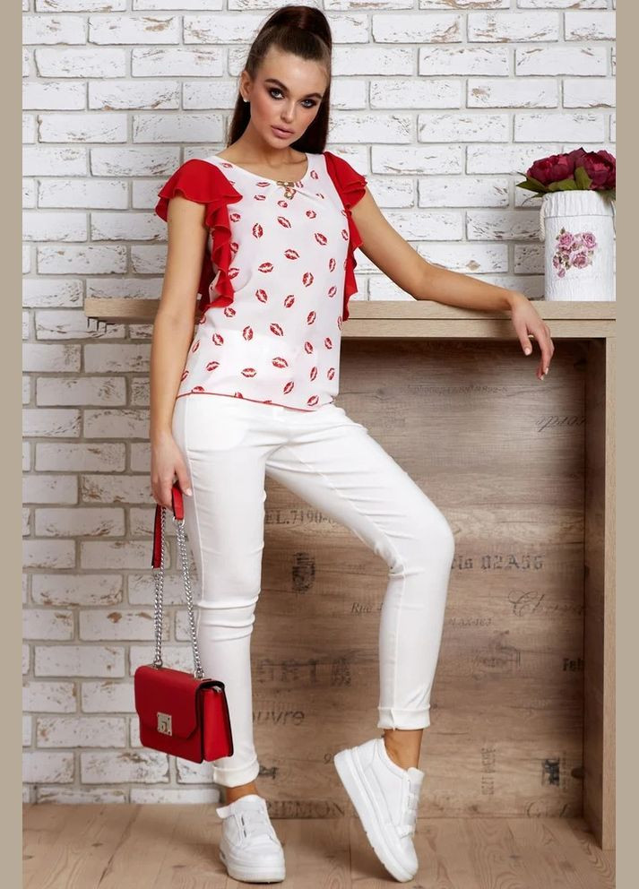 Белая блуза Seventeen