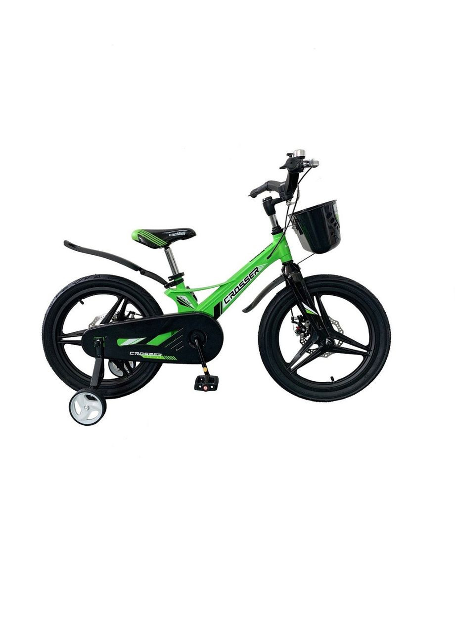 Дитячий велосипед HUNTER NEO Premium магнієвий: стильний та надійний Салатовий, 14 Crosser (267810088)