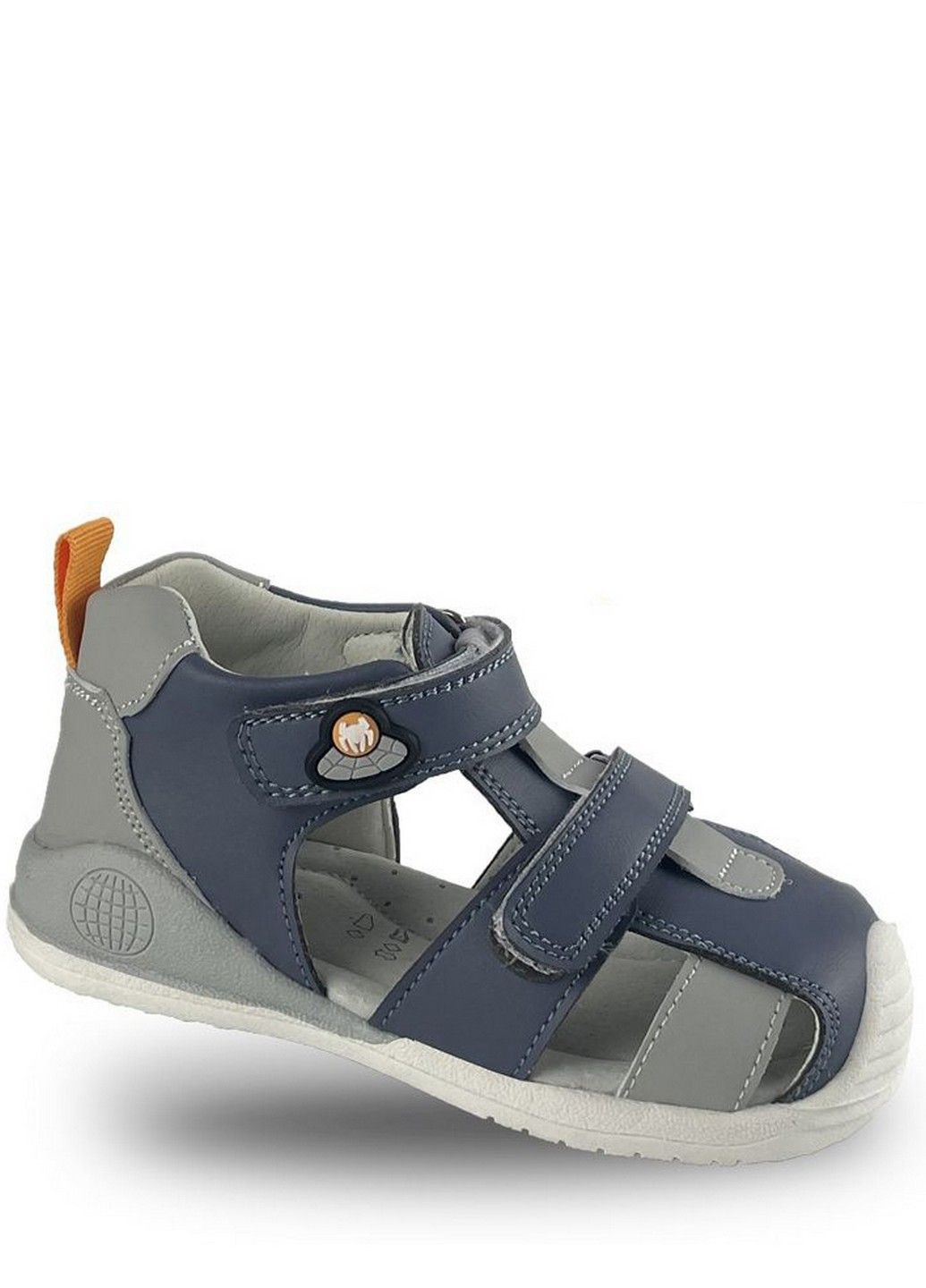 Голубые кэжуал кожаные сандалии mn20403-1 Jong Golf