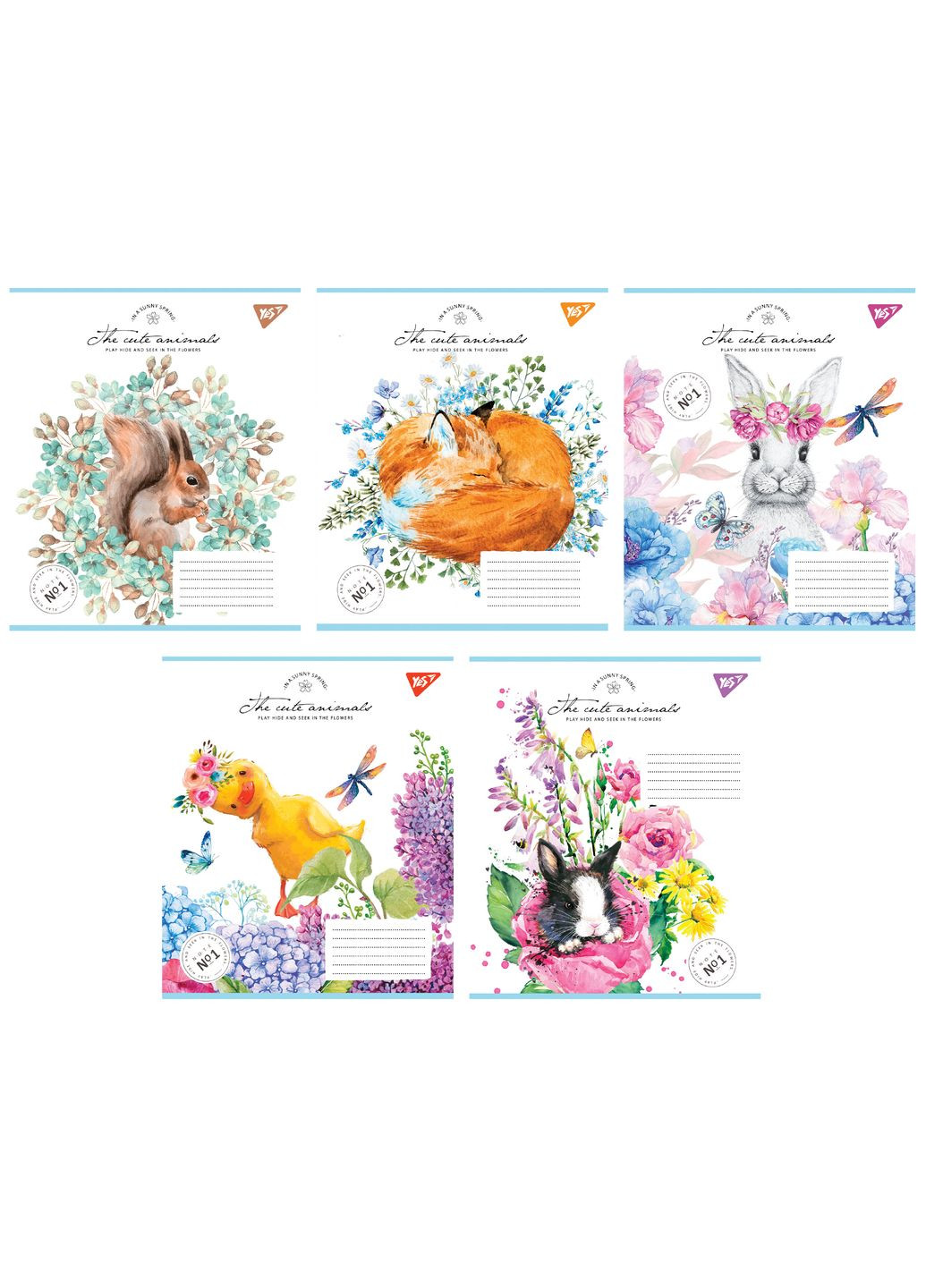 Набор тетрадей Sunny spring А5 в линейку 12 листов 25 шт. () Yes 766952 (337471659)