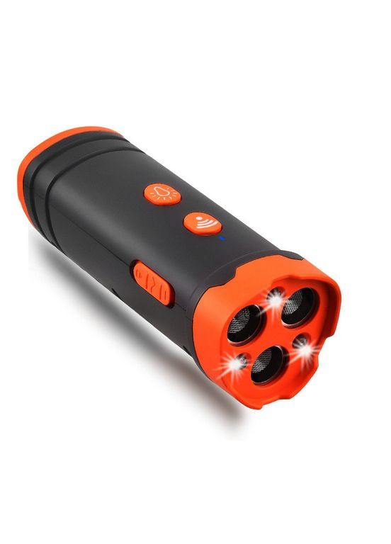 Отпугиватель собак ультразвуковой мощный 2 режима с фонариком зарядка от USB Черный ( код: QG-04 ) Dicom (341730058)