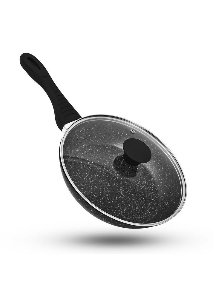 Сковорода литая покрытие "Stone" индукционное дно 28 см c крышкой 10219-L Stenson (329852041)