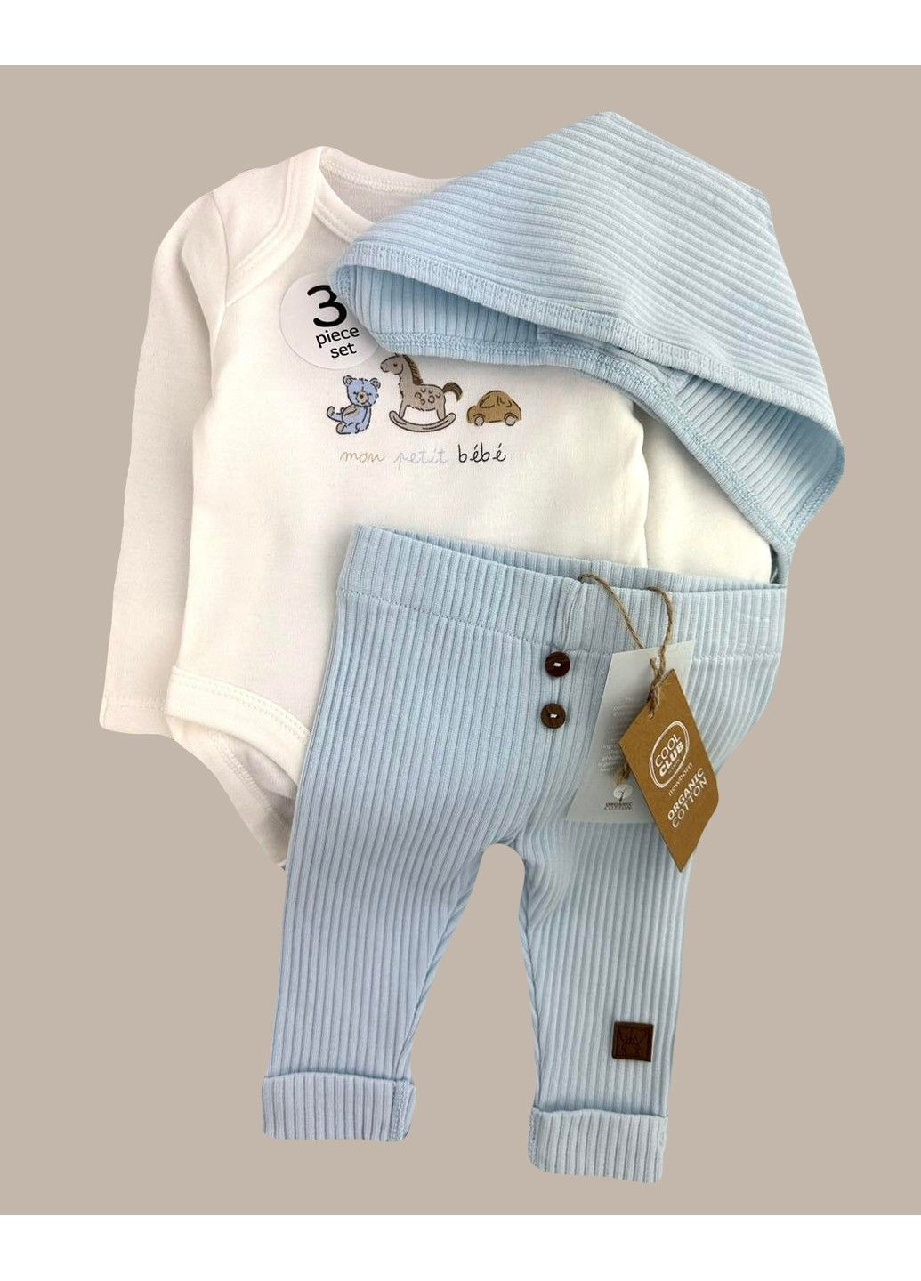 Білий демісезонний комплект Cool Club