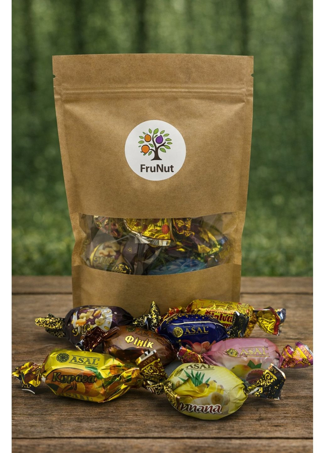 Цукерки "Мікс смаків асорті", 500 г FruNut (372177172)