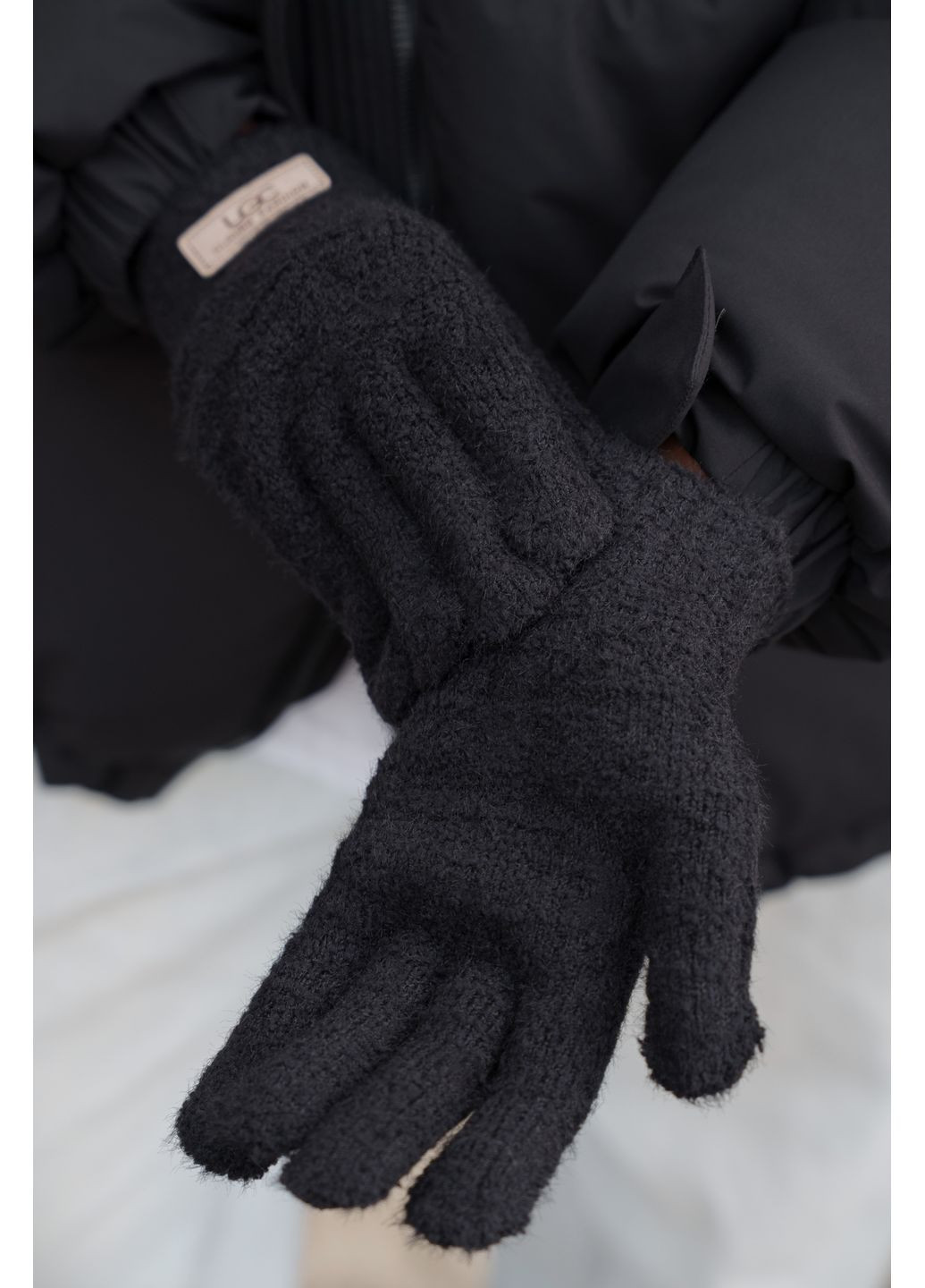 Жіночі теплі зимові міхові перчатки рукавиці 7-51А Lary Without (364670536)