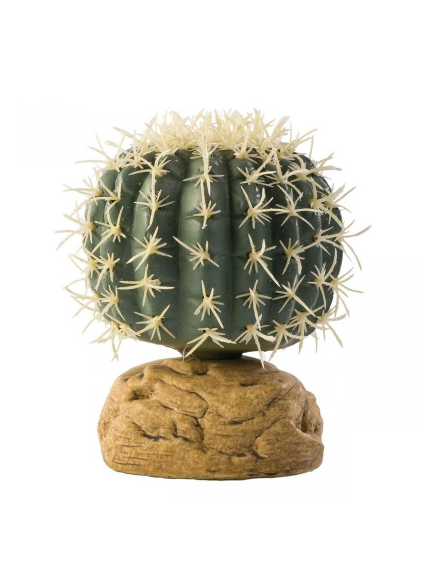 Декорация для террариума Barrel Cactus S растение, пластик, 12см Exo Terra (292259654)