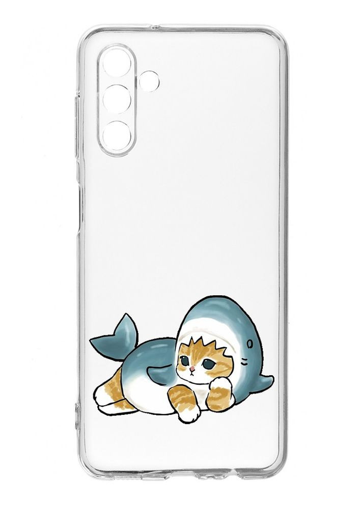 Прозорий чохол на Samsung Galaxy A54 5G / A546:: Котик акула (принт 355) Creative (355389001)