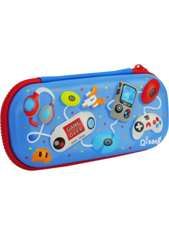 Пенал с тиснением 1 отделение (QT-5697-Blue) Cool For School (399078331)