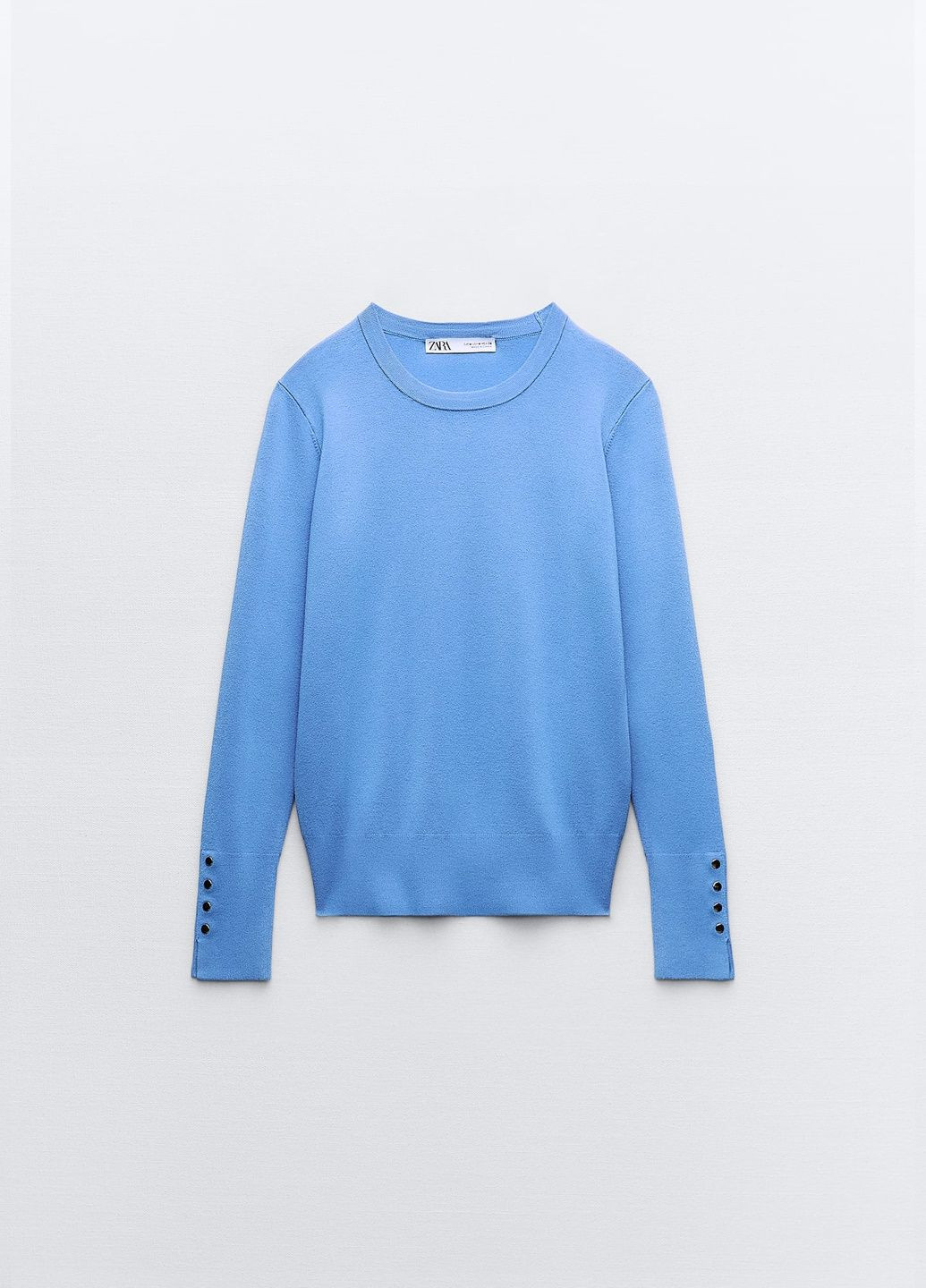 Голубой демисезонный свитер Zara