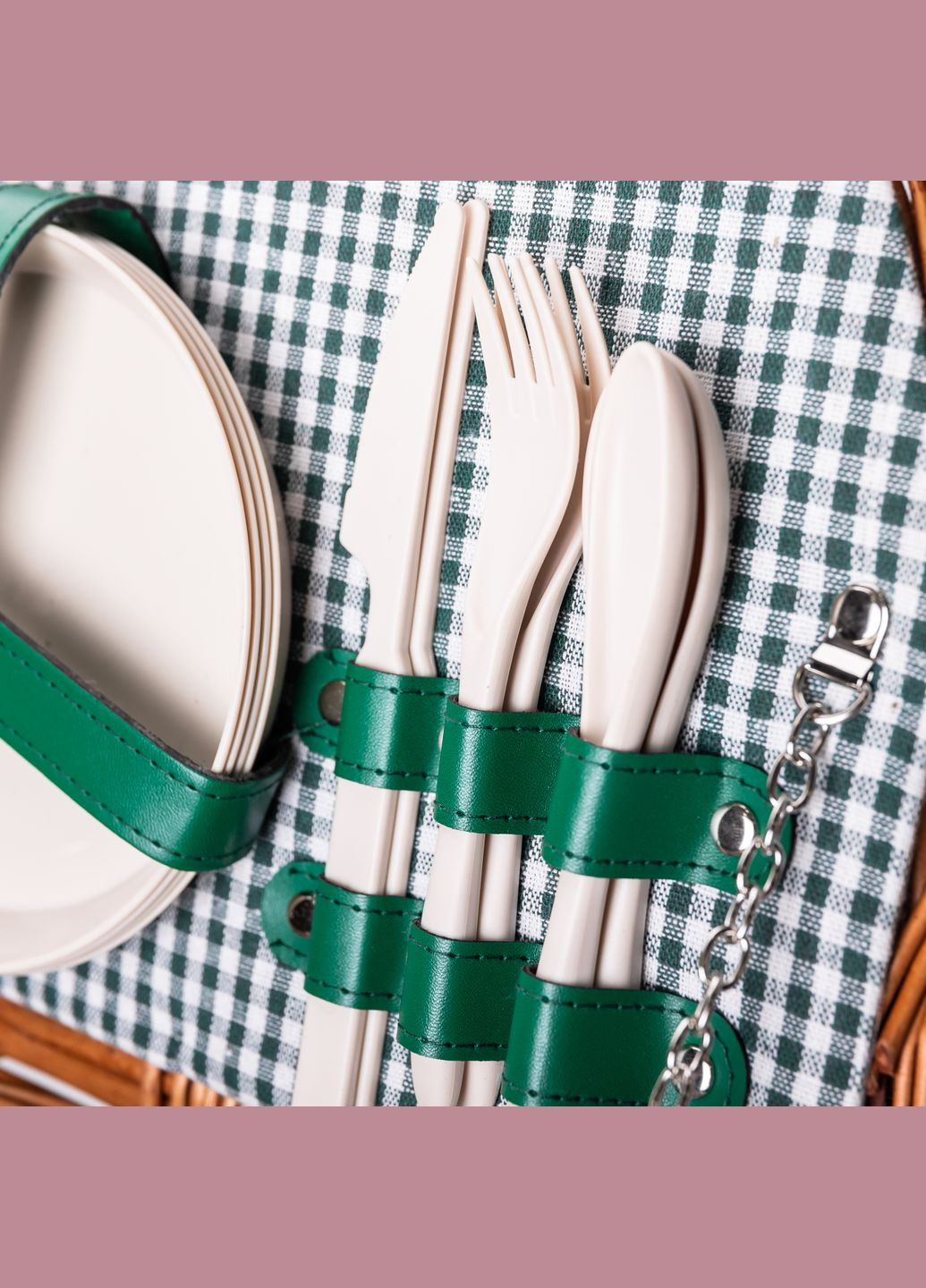 Кошик для пікніка на 4 особи 41*31*22 см Yiwu (361678291)