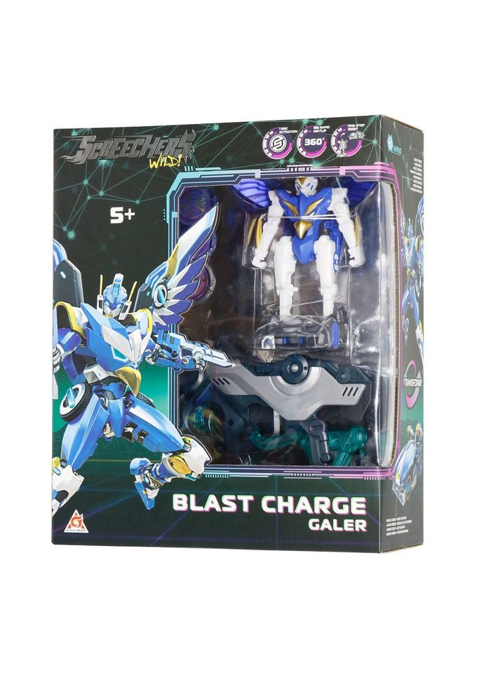 Дитячий ігровий набір S5 L1 ГАЛЕР! EU686111 запускач-бластер, машинка-трансформер Screechers Wild (315351771)