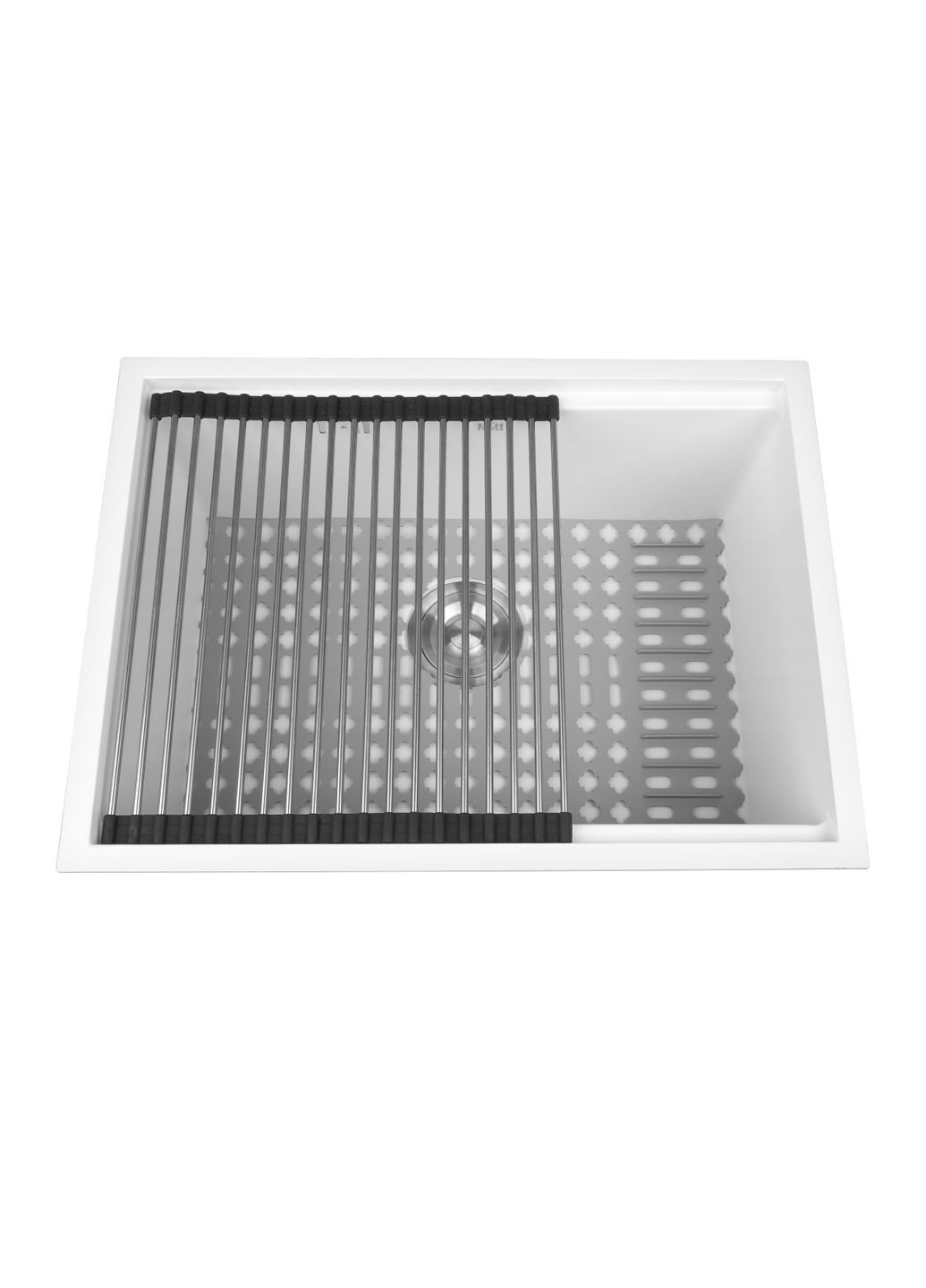 Кухонна мийка біла під стільницю 1.5 мм з нержавіючої сталі Nett NW-5742 (330030178)