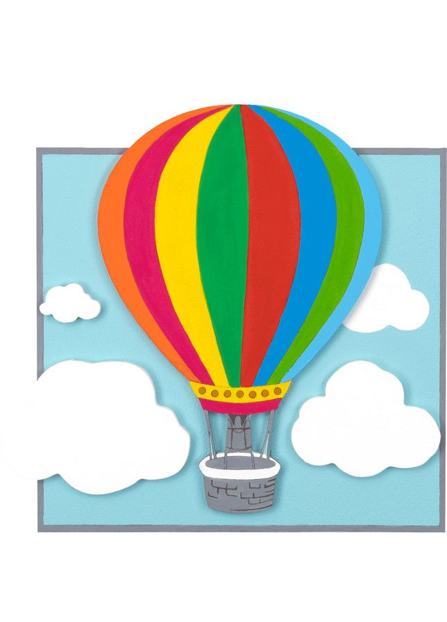 Набор картина 3D „In the Сlouds“ МДФ грунтованное 19х20см Rosa Talent (362660738)